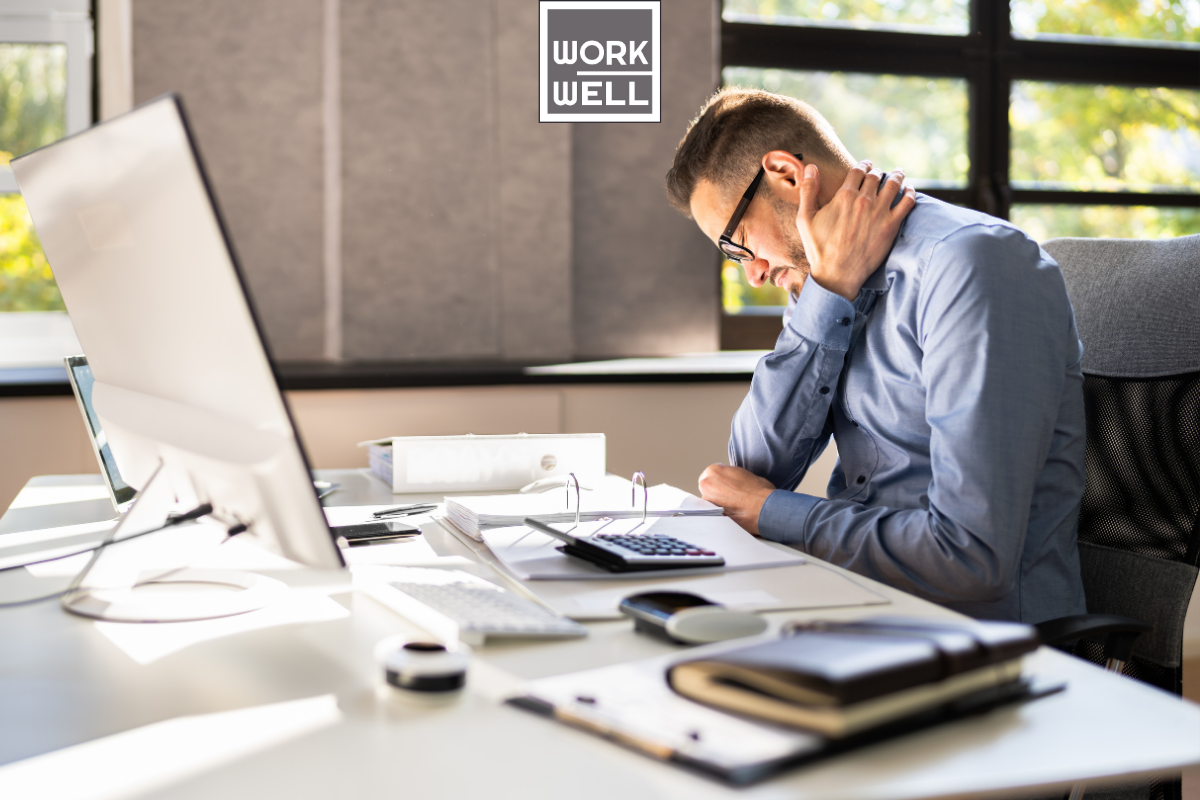 Ein ergonomischer Bürostuhl hilft bei Bandscheibenvorfall