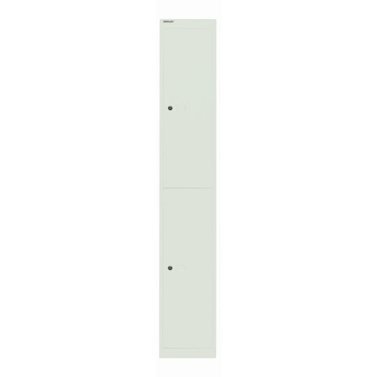 Garderobenschrank Office | 2 Fächer mit je 1 Kleiderhaken, Tiefe 457 mm