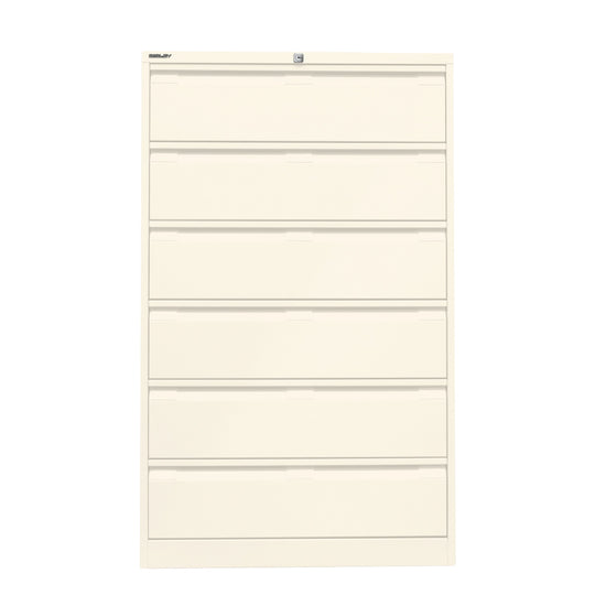 Karteischrank DF6 | dreibahnig, 6 Schubladen, DIN A5