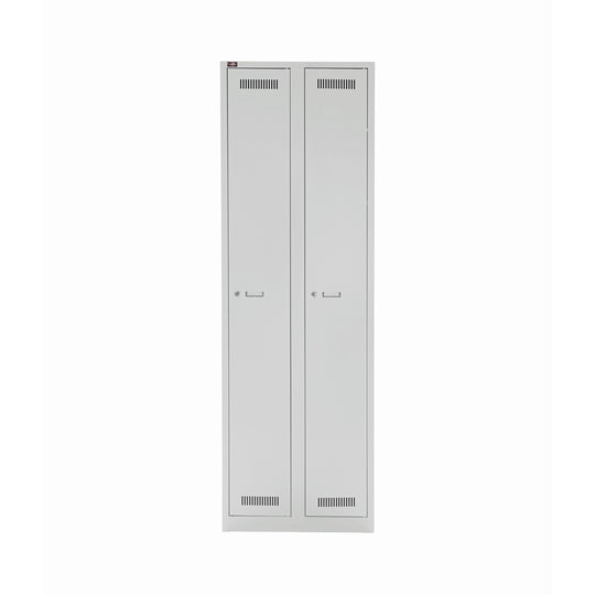 Garderobenschrank LIGHT | 2 Abteile, Breite 600 mm