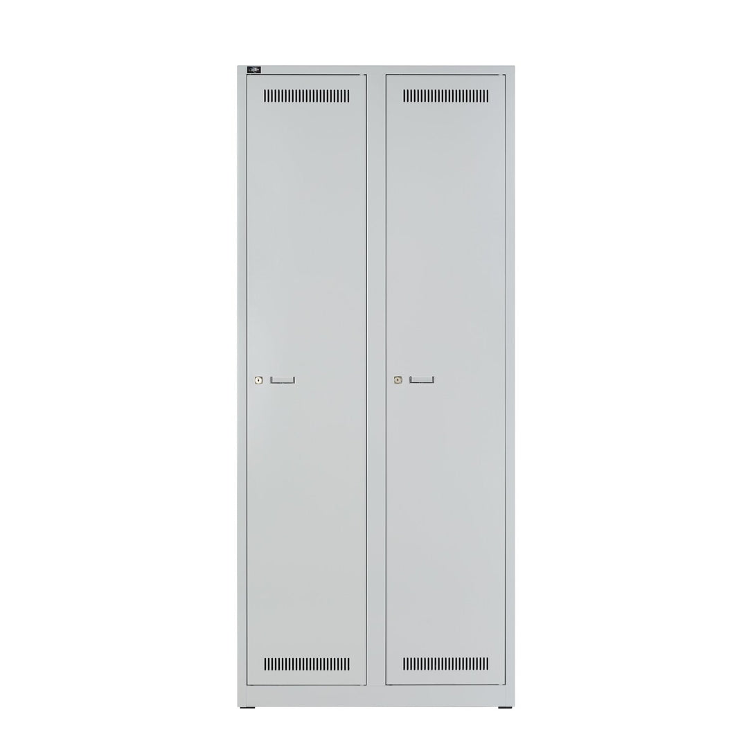 Garderobenschrank LIGHT | 2 Abteile, Breite 800 mm