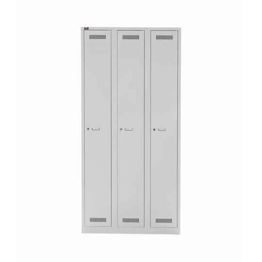 Garderobenschrank LIGHT | 3 Abteile, Breite 900, mm