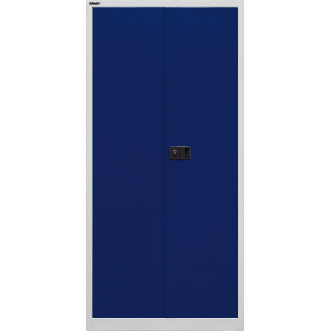 Flügeltürenschrank UNIVERSAL | 4 Fachböden für 5 Ordnerhöhen, Breite 914, Tiefe 500, mit verzinkten Fachböden