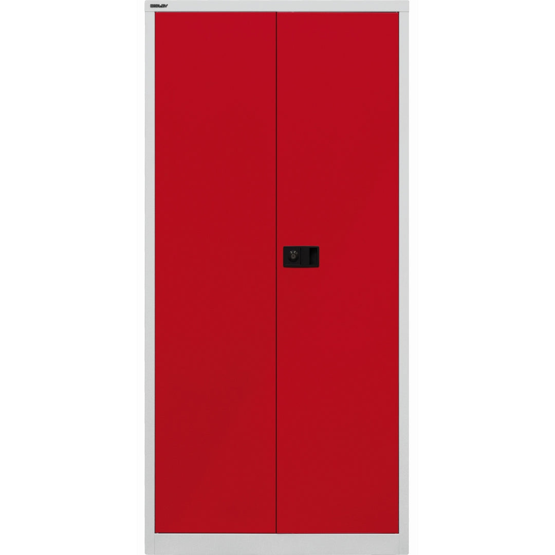 Flügeltürenschrank UNIVERSAL | 4 Fachböden für 5 Ordnerhöhen, Breite 914, Tiefe 500, mit verzinkten Fachböden