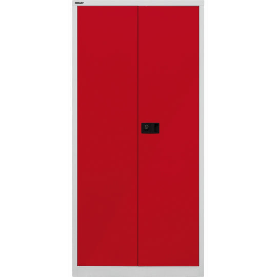 Flügeltürenschrank UNIVERSAL | 4 Fachböden für 5 Ordnerhöhen, Breite 914, Tiefe 500, mit verzinkten Fachböden