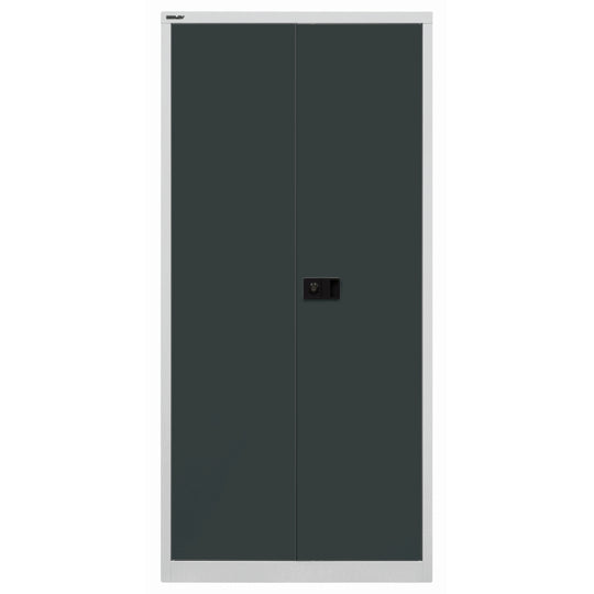 Flügeltürenschrank UNIVERSAL | 4 Fachböden für 5 Ordnerhöhen, Breite 914, Tiefe 500, mit verzinkten Fachböden