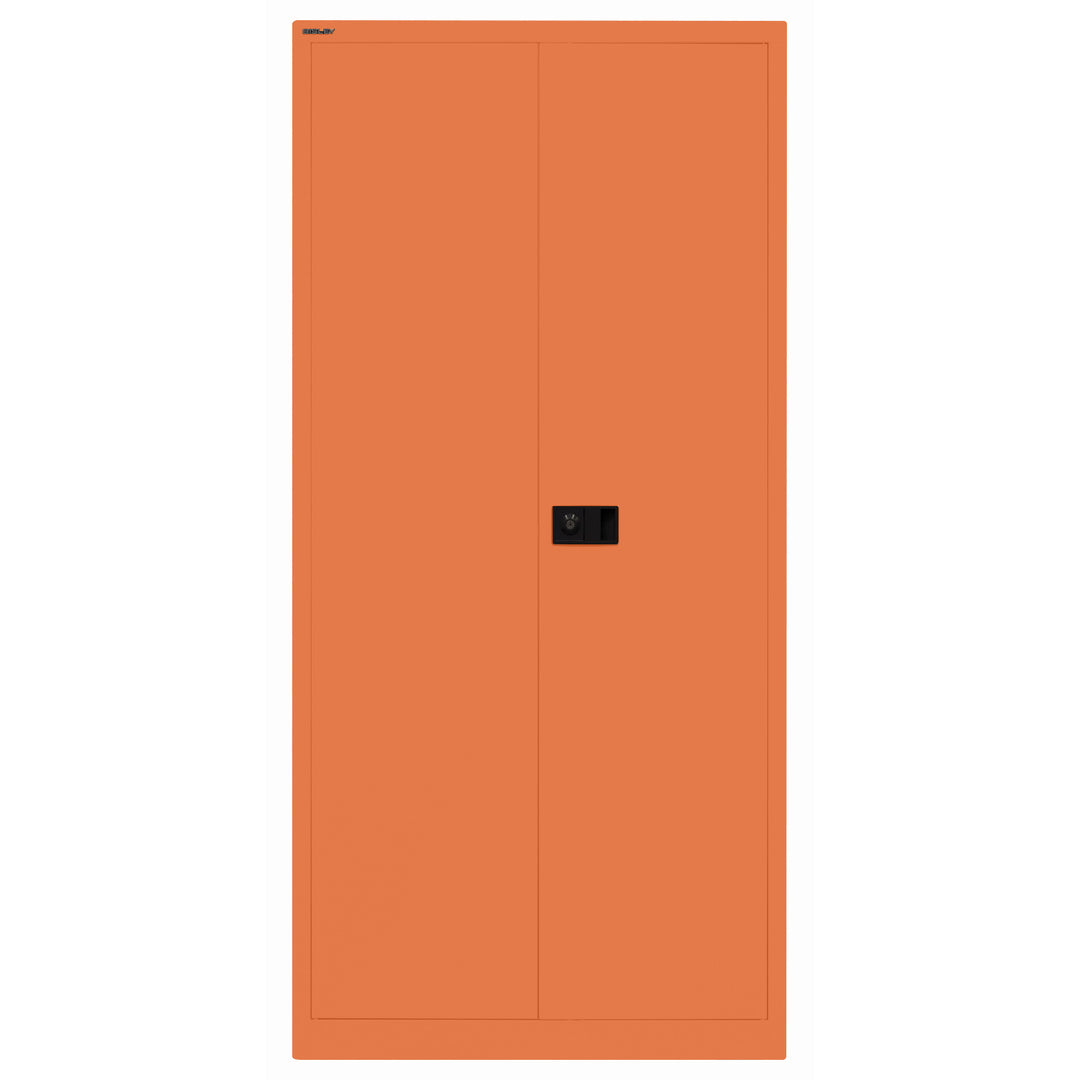 Flügeltürenschrank UNIVERSAL | 4 Fachböden für 5 Ordnerhöhen, Breite 914, Tiefe 500, mit verzinkten Fachböden