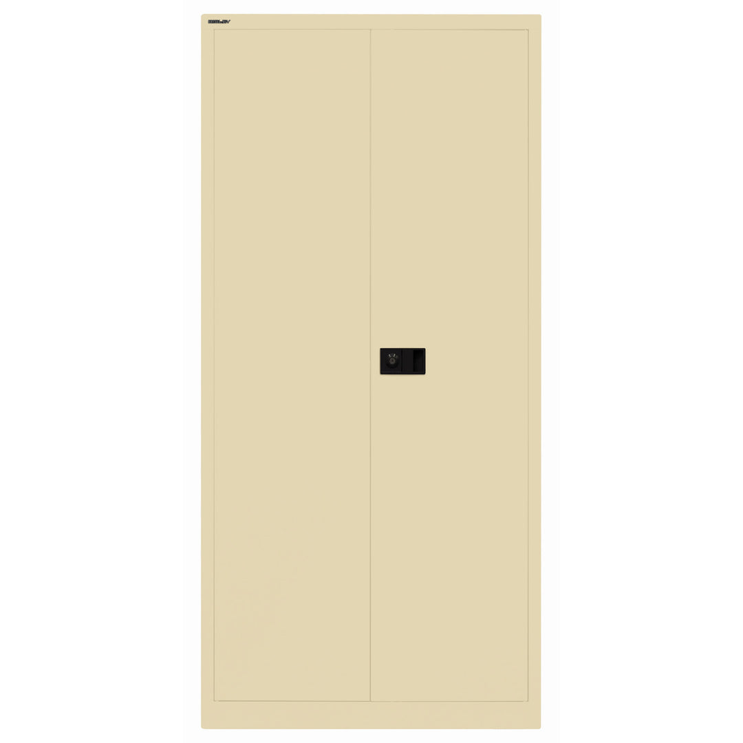 Flügeltürenschrank UNIVERSAL | 4 Fachböden für 5 Ordnerhöhen, Breite 914, Tiefe 500, mit verzinkten Fachböden