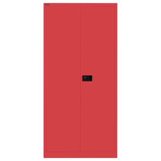 Flügeltürenschrank UNIVERSAL | 4 Fachböden für 5 Ordnerhöhen, Breite 914, Tiefe 500, mit verzinkten Fachböden