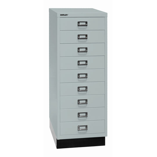 Bisley MultiDrawer™ | Inkl. Sockel, DIN A3, 9 Schubladen