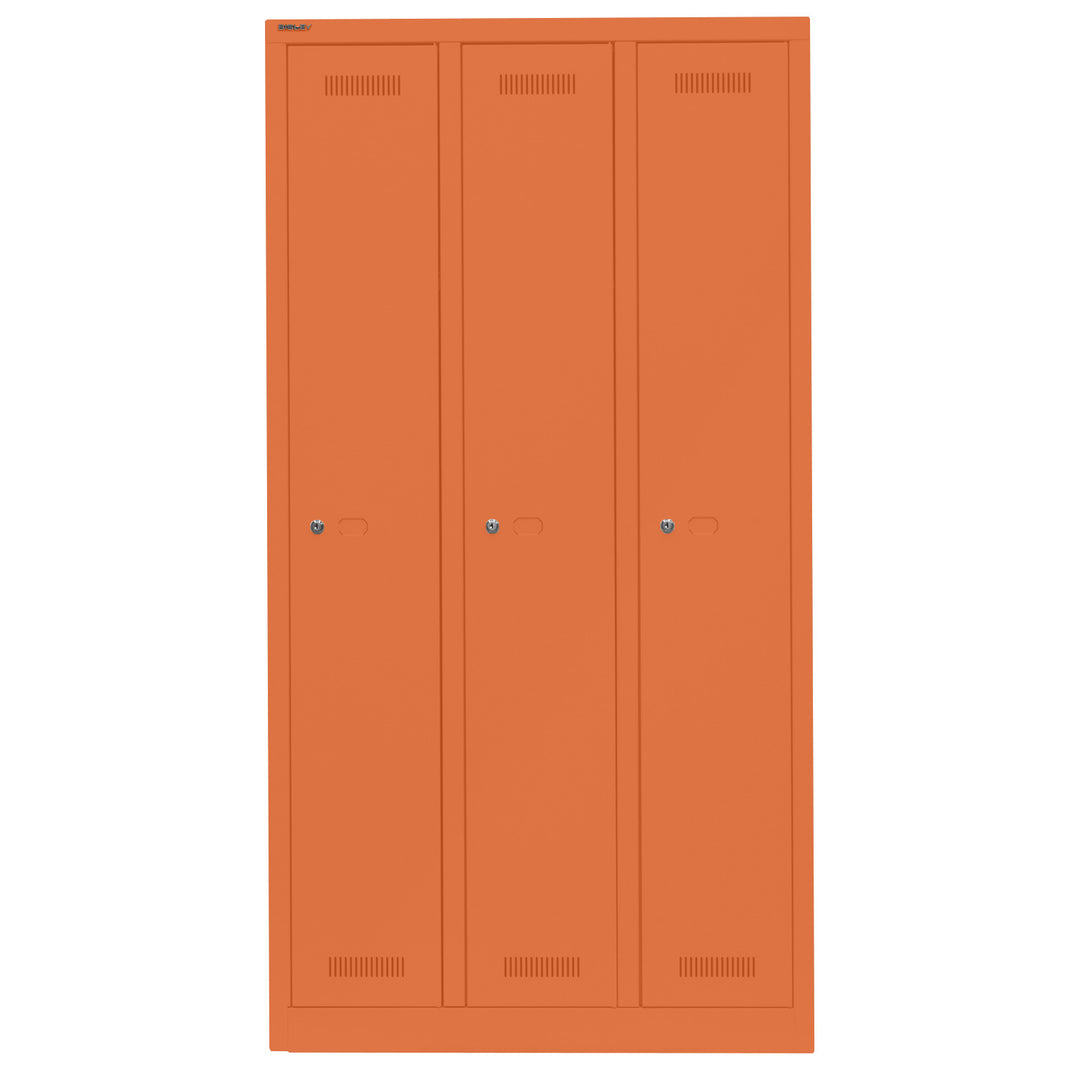 Garderobenschrank Monobloc™ | 3 Abteile