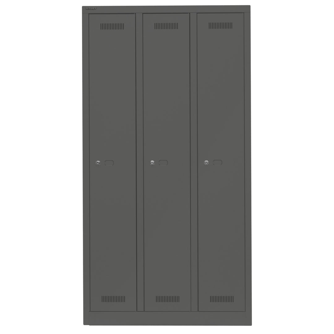 Garderobenschrank Monobloc™ | 3 Abteile