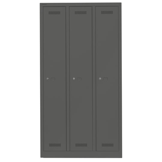 Garderobenschrank Monobloc™ | 3 Abteile