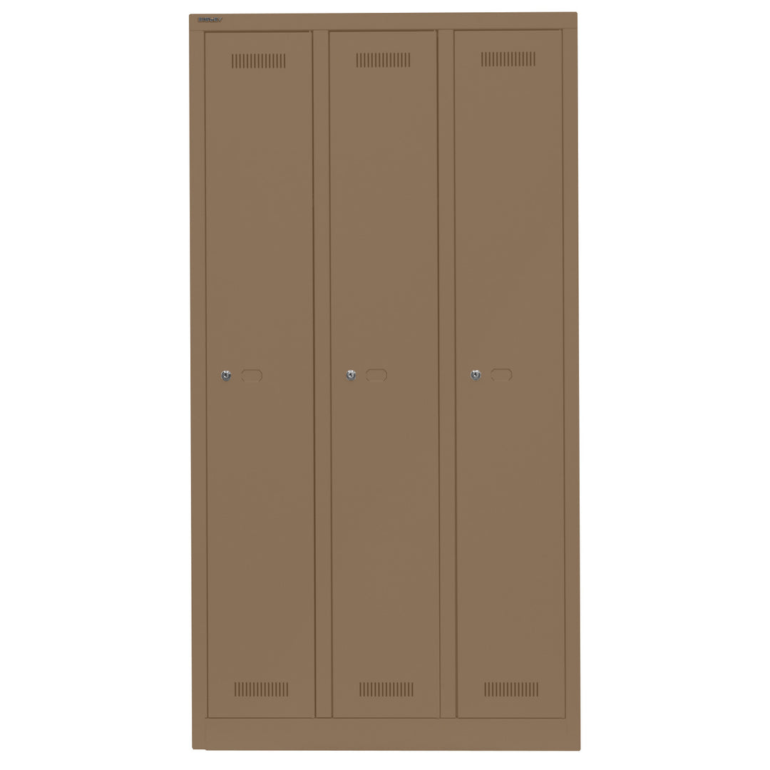 Garderobenschrank Monobloc™ | 3 Abteile