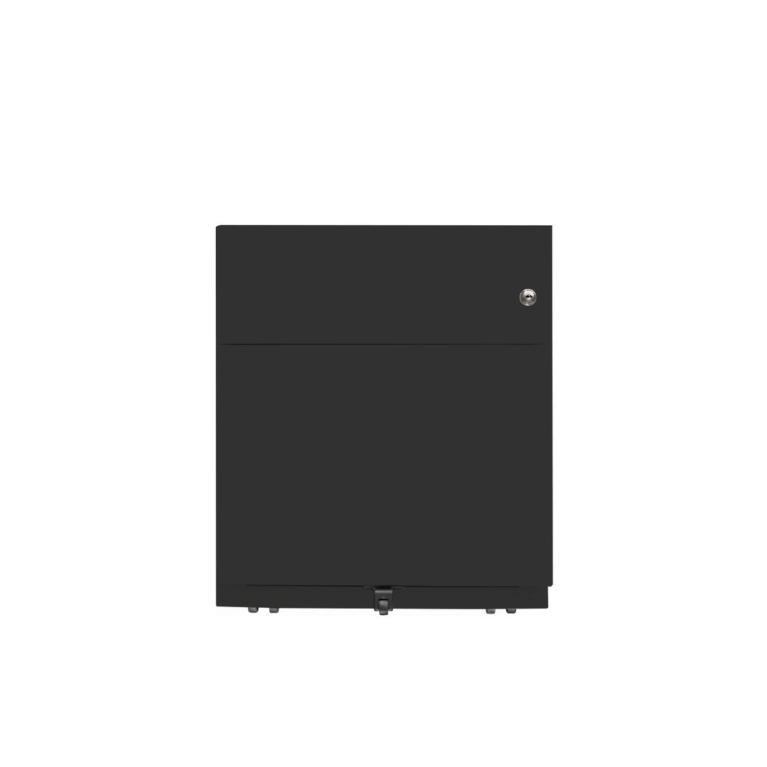 Rollcontainer Note™ | 2 Schubladen , Tiefe 565 mm,  Griffleiste