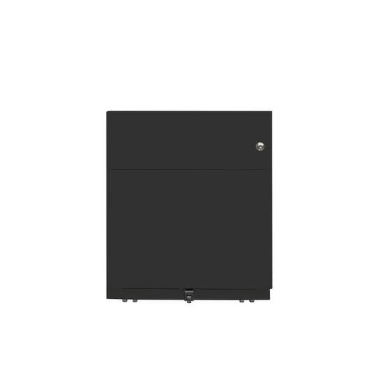 Rollcontainer Note™ | 2 Schubladen , Tiefe 565 mm,  Griffleiste