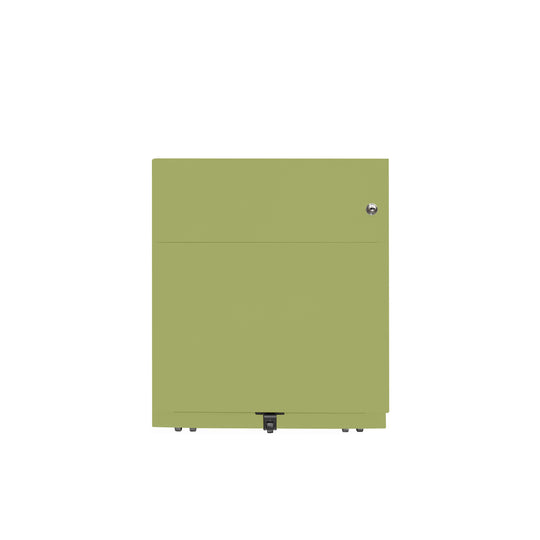 Rollcontainer Note™ | 2 Schubladen , Tiefe 565 mm,  Griffleiste