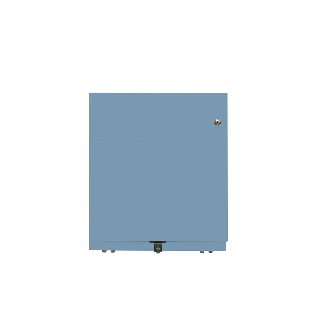 Rollcontainer Note™ | 2 Schubladen , Tiefe 565 mm,  Griffleiste