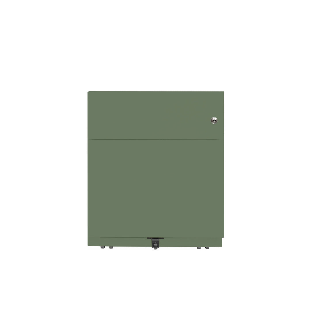 Rollcontainer Note™ | 2 Schubladen , Tiefe 565 mm,  Griffleiste