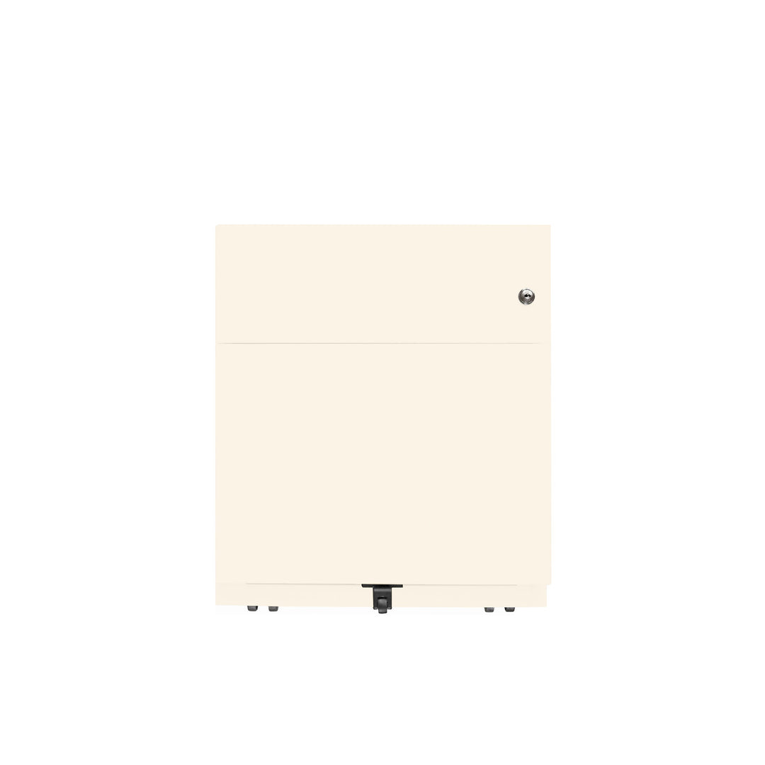 Rollcontainer Note™ | 2 Schubladen , Tiefe 565 mm,  Griffleiste