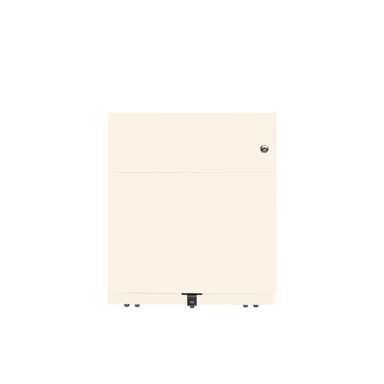 Rollcontainer Note™ | 2 Schubladen , Tiefe 565 mm,  Griffleiste