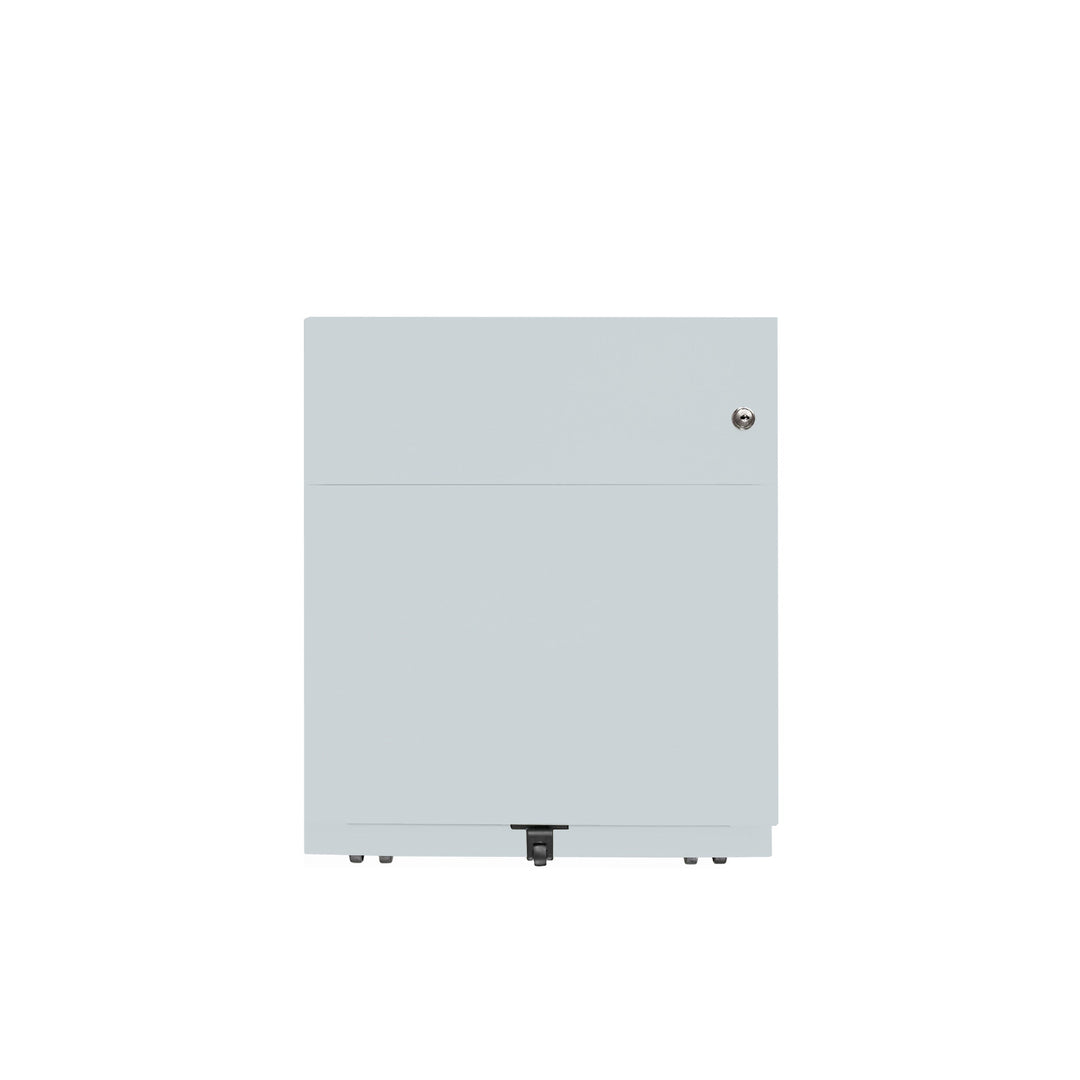 Rollcontainer Note™ | 2 Schubladen , Tiefe 565 mm,  Griffleiste