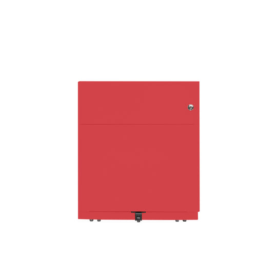 Rollcontainer Note™ | 2 Schubladen , Tiefe 565 mm,  Griffleiste