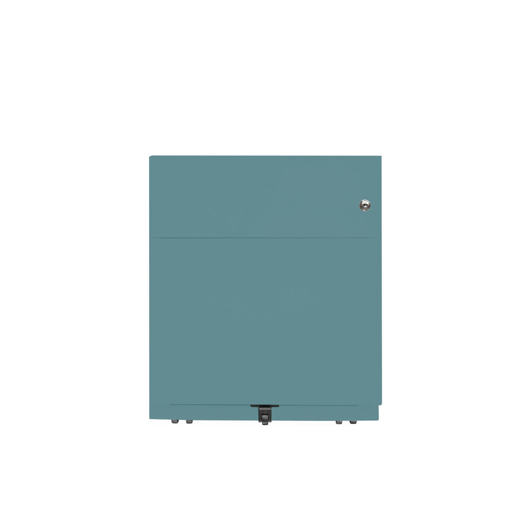 Rollcontainer Note™ | 2 Schubladen , Tiefe 565 mm,  Griffleiste