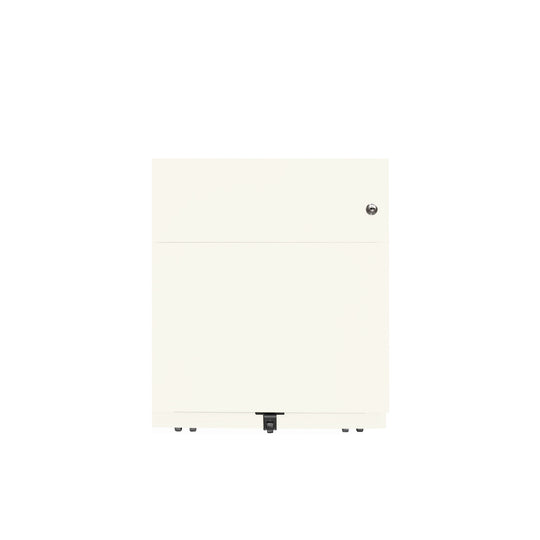 Rollcontainer Note™ | 2 Schubladen , Tiefe 565 mm,  Griffleiste