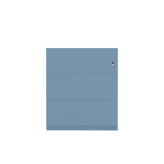 Rollcontainer Note™ | 3 Schubladen, Tiefe 565 mm, Griffleiste