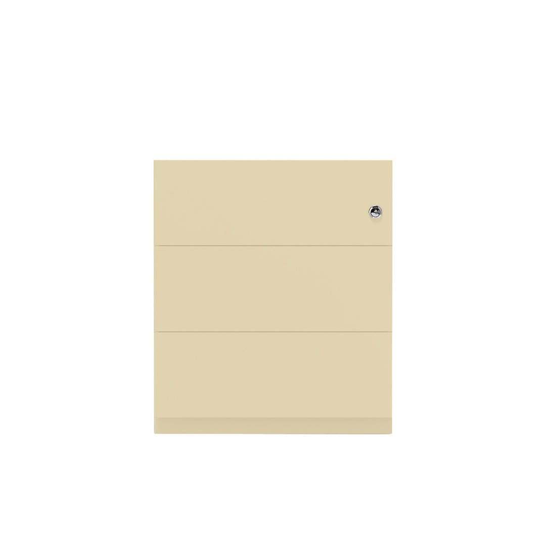 Rollcontainer Note™ | 3 Schubladen, Tiefe 565 mm, Griffleiste