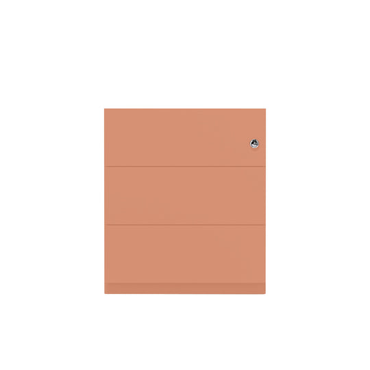 Rollcontainer Note™ | 3 Schubladen, Tiefe 565 mm, Griffleiste