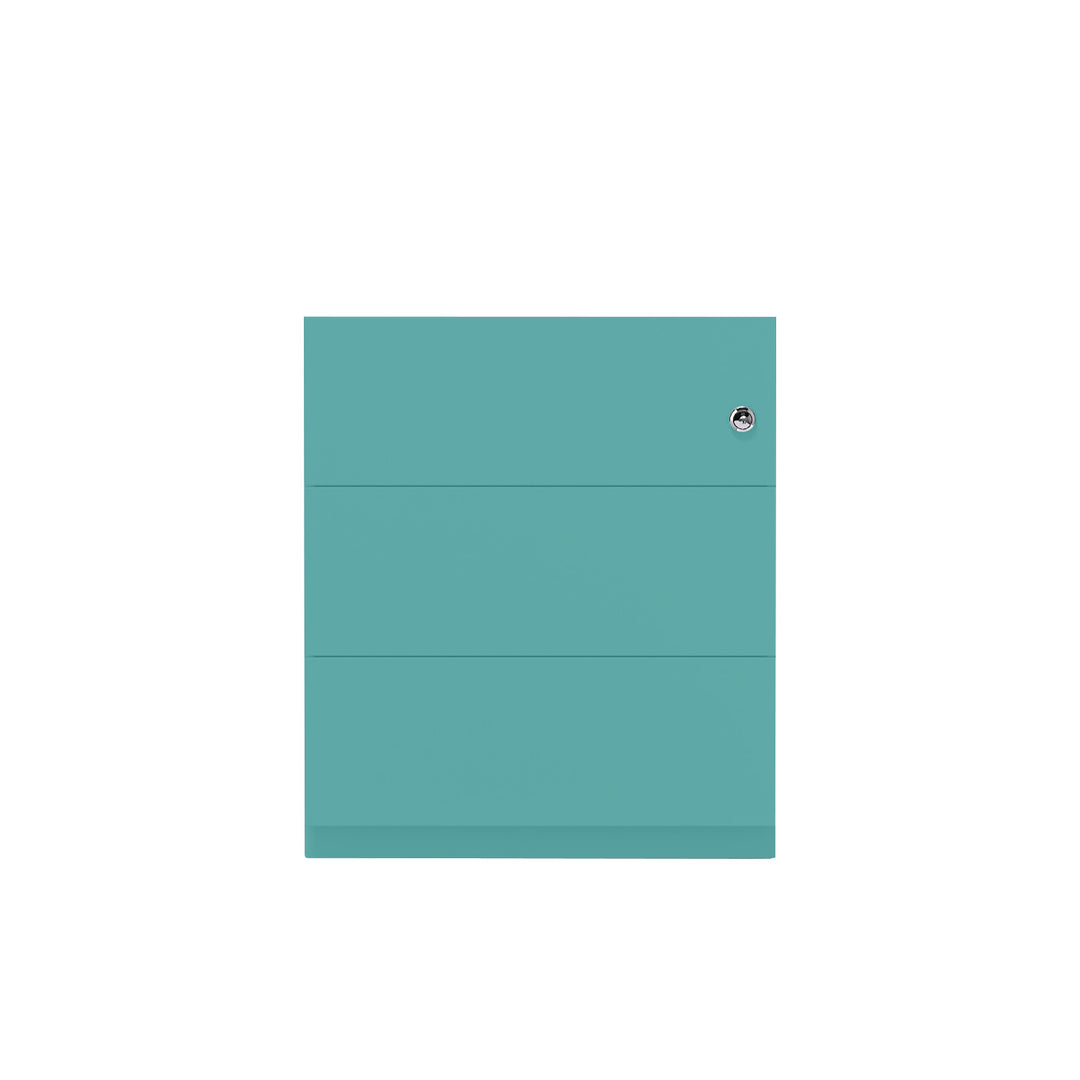 Rollcontainer Note™ | 3 Schubladen, Tiefe 565 mm, Griffleiste