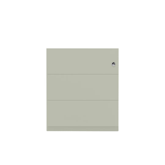 Rollcontainer Note™ | 3 Schubladen, Tiefe 565 mm, Griffleiste