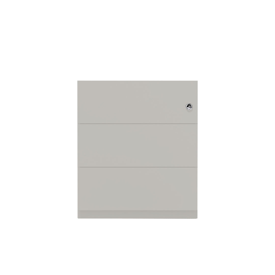 Rollcontainer Note™ | 3 Schubladen, Tiefe 565 mm, Griffleiste