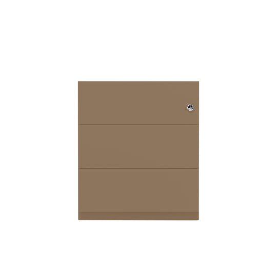 Rollcontainer Note™ | 3 Schubladen, Tiefe 565 mm, Griffleiste