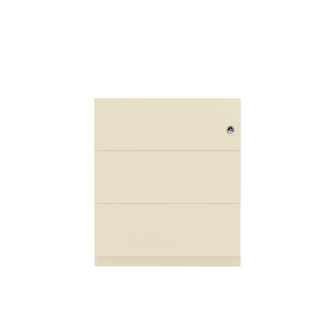 Rollcontainer Note™ | 3 Schubladen, Tiefe 565 mm, Griffleiste