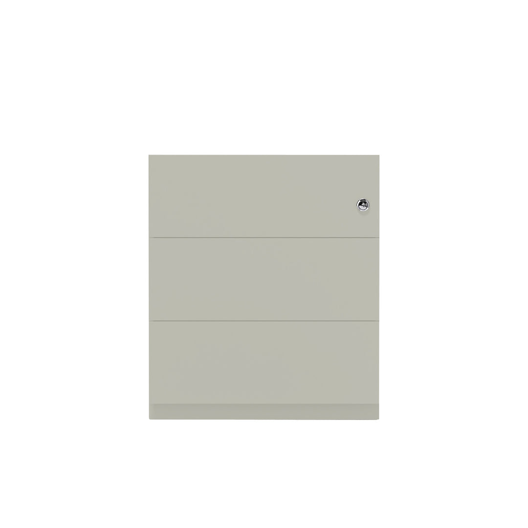Rollcontainer Note™ | 3 Schubladen, Tiefe 565 mm, Griffleiste