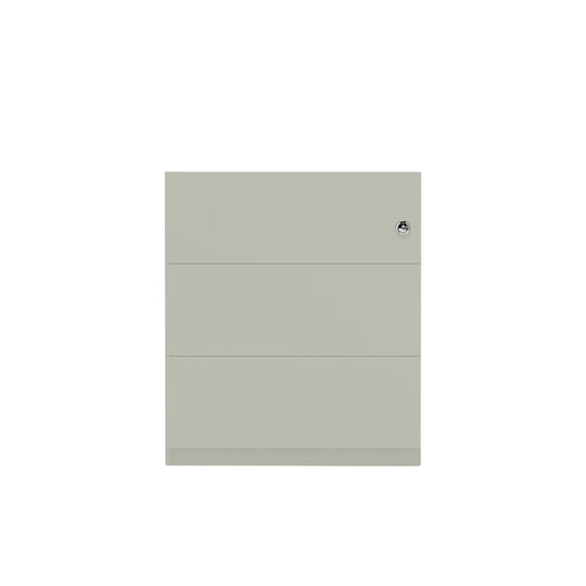 Rollcontainer Note™ | 3 Schubladen, Tiefe 565 mm, Griffleiste