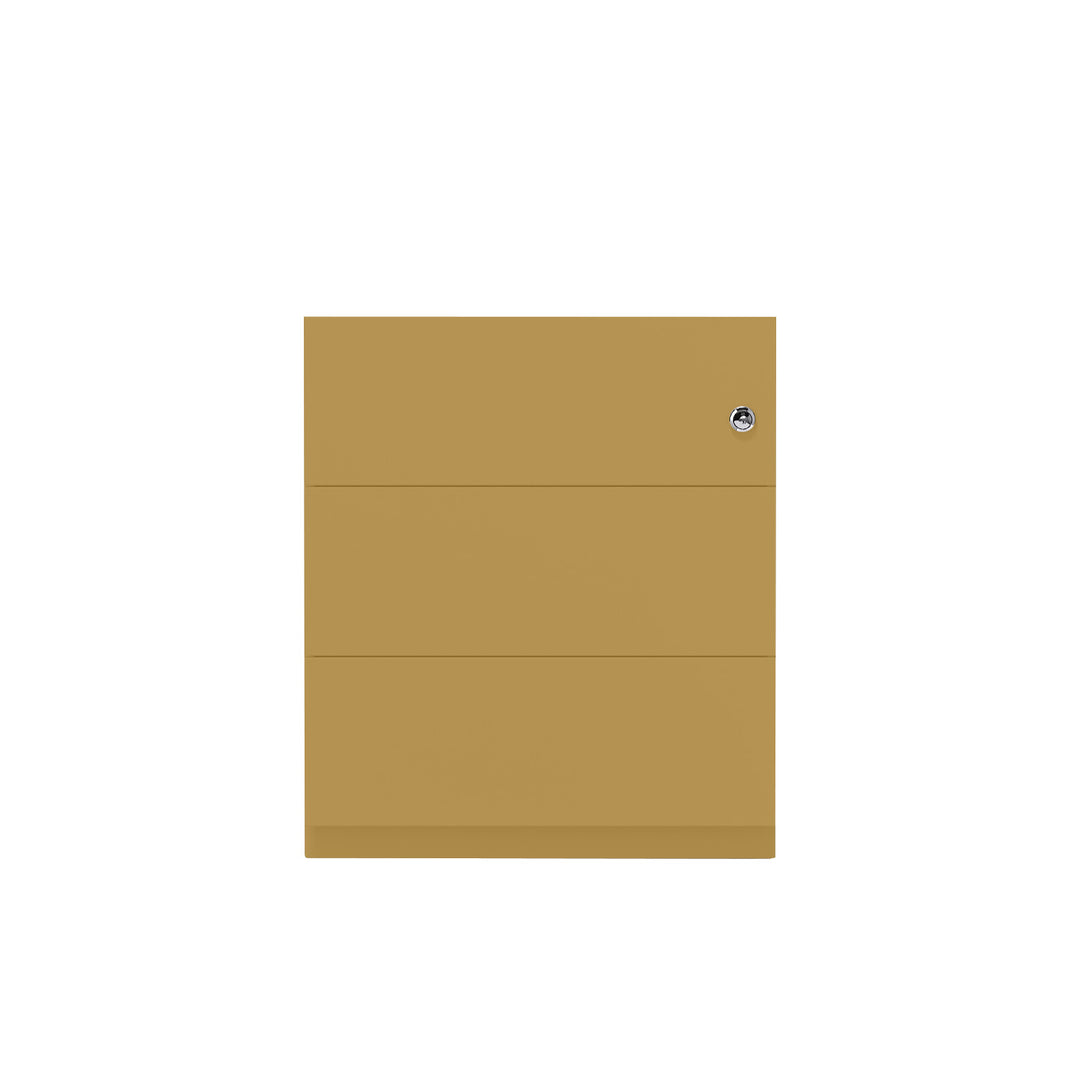 Rollcontainer Note™ | 3 Schubladen, Tiefe 565 mm, Griffleiste