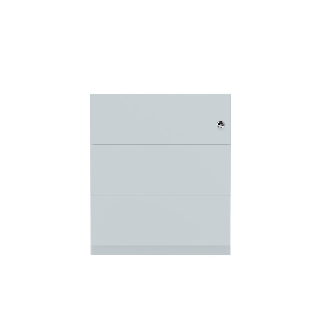 Rollcontainer Note™ | 3 Schubladen, Tiefe 775 mm, Griffleiste