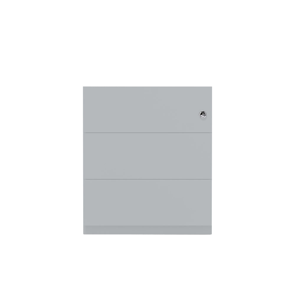 Rollcontainer Note™ | 3 Schubladen, Tiefe 775 mm, Griffleiste