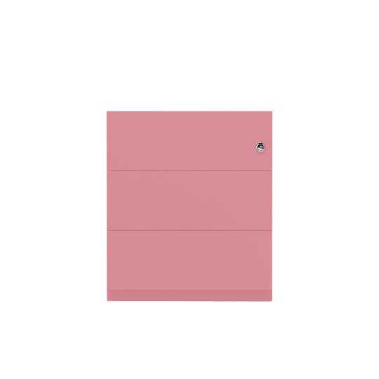 Rollcontainer Note™ | 3 Schubladen, Tiefe 775 mm, Griffleiste