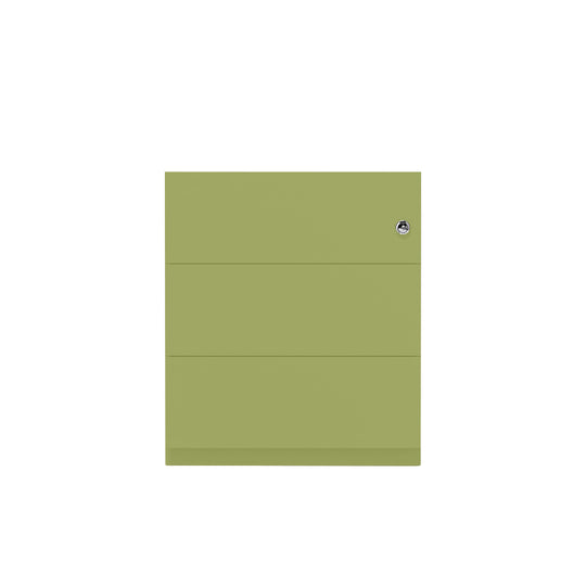 Rollcontainer Note™ | 3 Schubladen, Tiefe 775 mm, Griffleiste