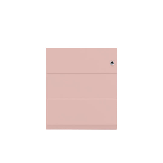 Rollcontainer Note™ | 3 Schubladen, Tiefe 775 mm, Griffleiste