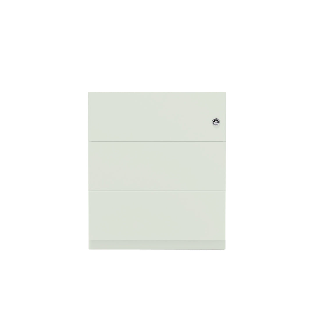 Rollcontainer Note™ | 3 Schubladen, Tiefe 775 mm, Griffleiste