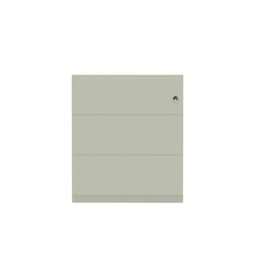 Rollcontainer Note™ | 3 Schubladen, Tiefe 775 mm, Griffleiste