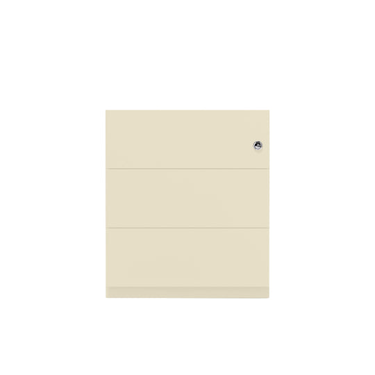 Rollcontainer Note™ | 3 Schubladen, Tiefe 775 mm, Griffleiste