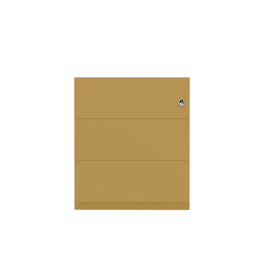 Rollcontainer Note™ | 3 Schubladen, Tiefe 775 mm, Griffleiste