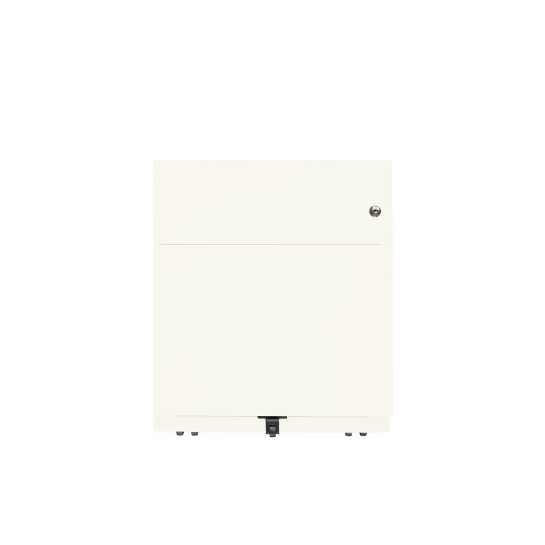 Rollcontainer Note™ | 2 Schubladen , Tiefe 775 mm,  Griffleiste